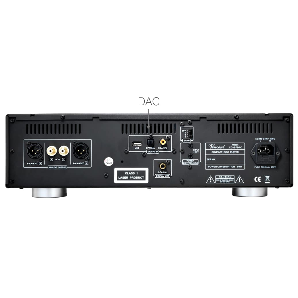 Vincent Tubeline CD-S7 DAC/CD-spelare - Bild 2